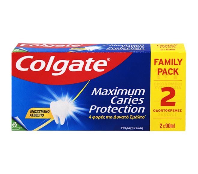 toothpaste COLGATE 2x90ml Family Pack – Maximum Caries Protection