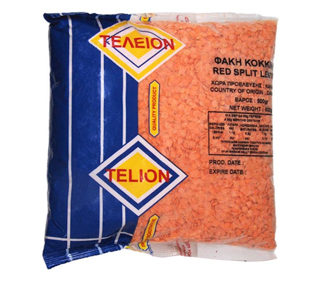 TELION red split lentils 500g