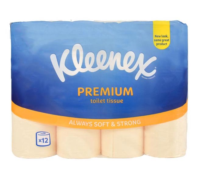 KLEENEX Premium toilet tissue yellow 12pcs x 243 sheets