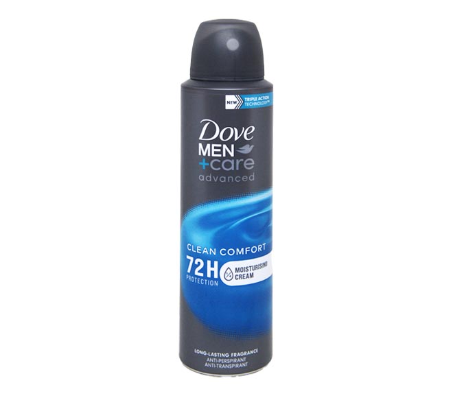 DOVE Men deodorant spray 150ml – Clean Comfort