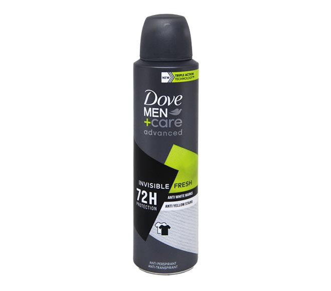 DOVE Men deodorant spray 150ml – Invisible Fresh