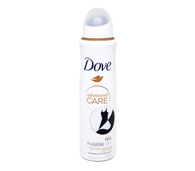 DOVE deodorant advanced care spray 150ml – Invisible Dry