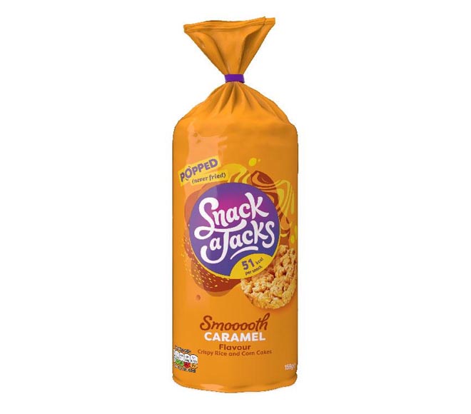 SNACK a JACKS 159g – smooth caramel