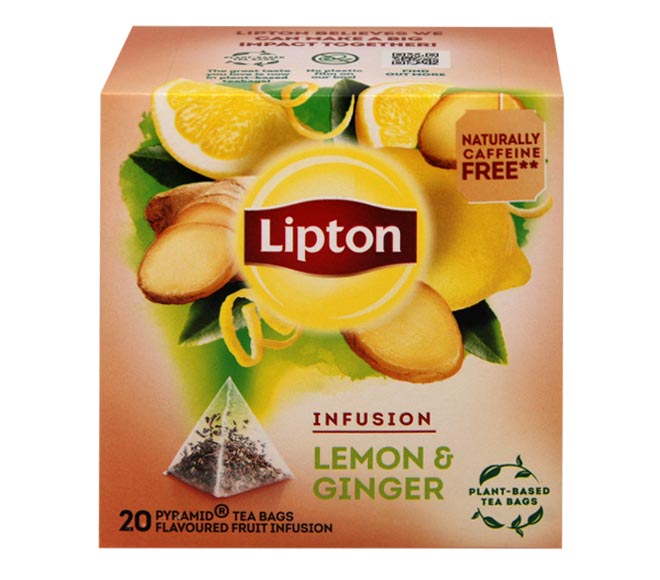 tea LIPTON (20pcs) 40g – Infusion Lemon & Ginger