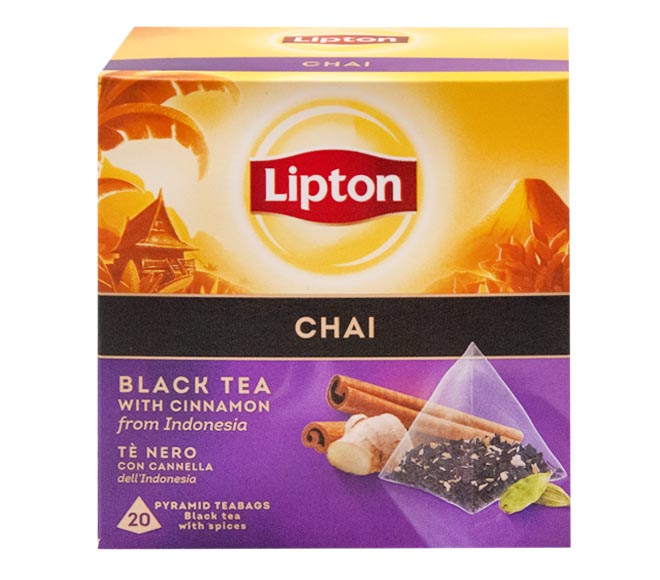 tea LIPTON Chai (20pcs) 34g – Black tea with Cinnamon