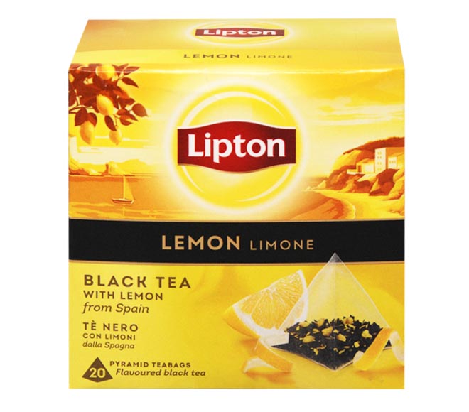 tea LIPTON (20pcs) 34g – Black Lemon