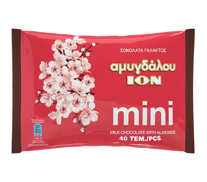 ION mini 350g – milk chocolate with almonds