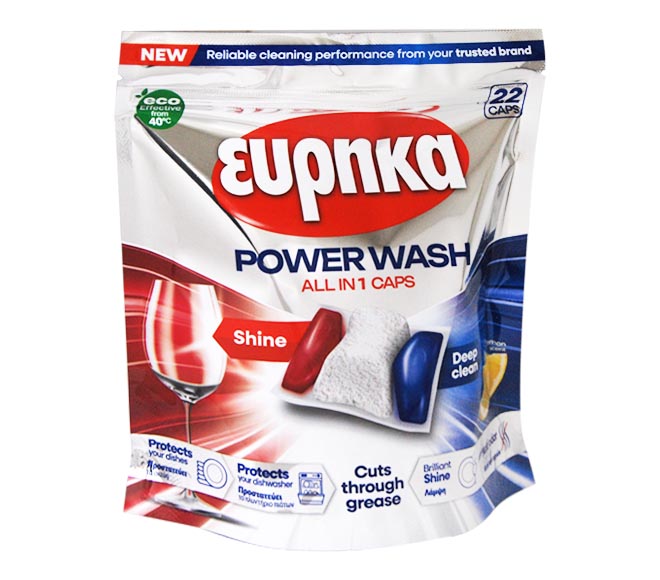 EUREKA Power Wash All in One 22 caps 308g