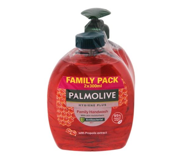 PALMOLIVE liquid handsoap pump 300ml + refil 300ml - Antibacterial with Propolis Extract