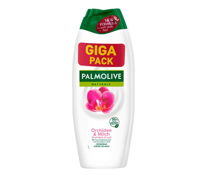 PALMOLIVE Naturals shower & bath cream 2x650ml – Orchid & Milk (GIGA PACK)