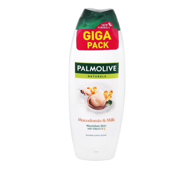 PALMOLIVE Naturals shower & bath cream 2x650ml – Macadamia & Cocoa