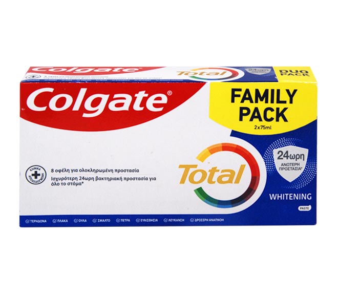 toothpaste COLGATE 2x75ml – Total Whitening