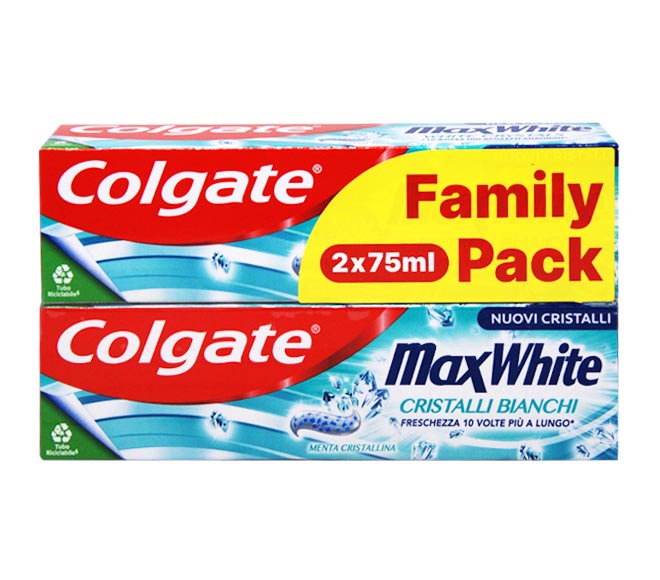 toothpaste COLGATE 2x75ml – Max White White Crystals