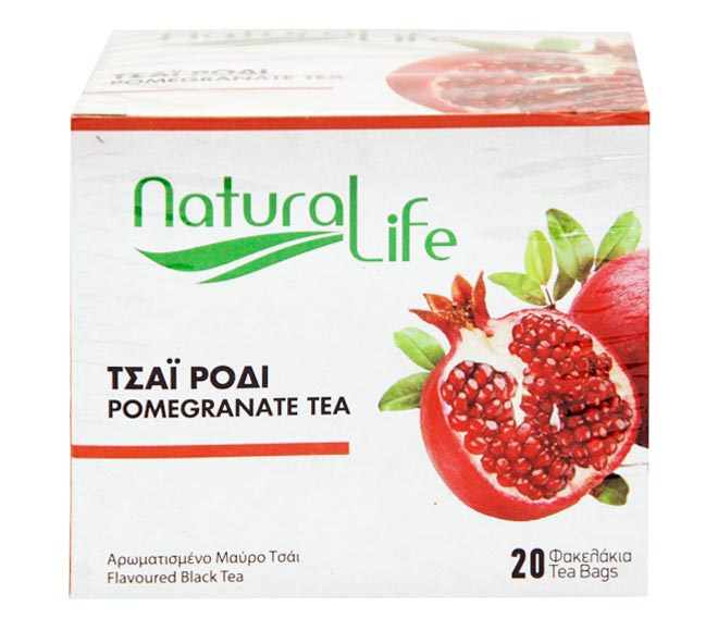 tea NATURAL LIFE (20pcs) 26g – Pomegranate flavoured Black Tea