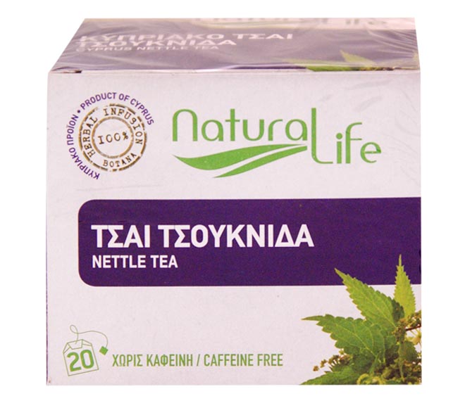 tea NATURAL LIFE (20pcs) 26g – Nettle (100% natural herbs caffeine free)