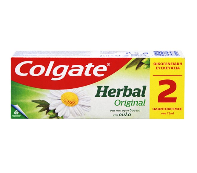 toothpaste COLGATE 2x75ml – Herbal Original