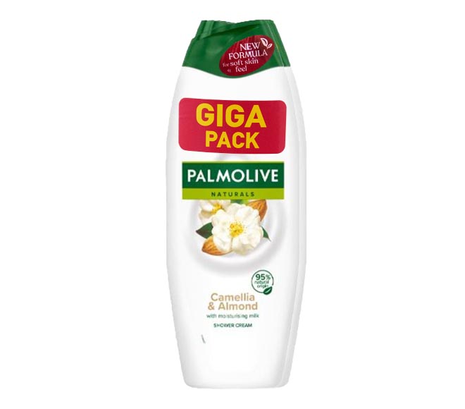 PALMOLIVE Naturals shower & bath cream 2x650ml – Camelia & Milk (GIGA PACK)