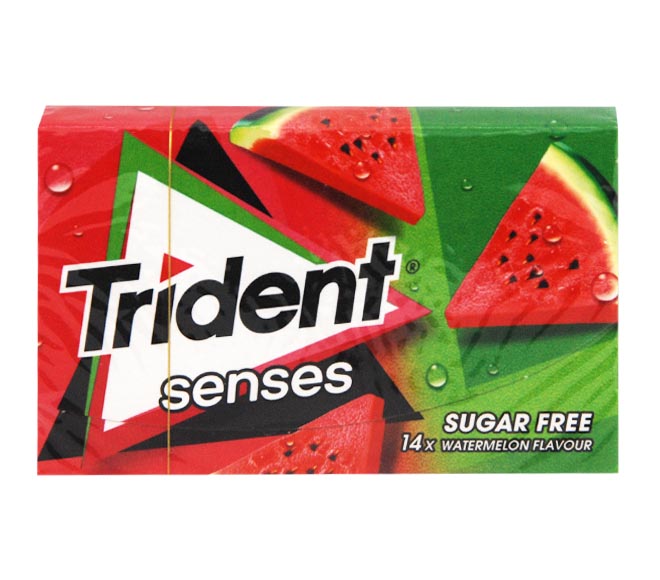 gum TRIDENT senses watermelon sugar free 27g