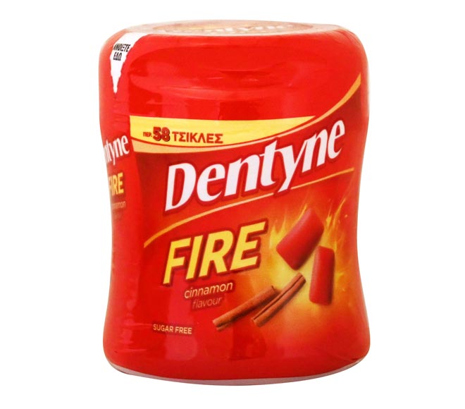 gum DENTYNE FIRE cinnamon flavour sugar free 81.2g