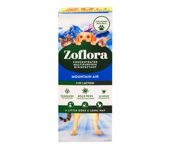 ZOFLORA concentrated disinfectant 500ml -  Mountain Air for pets
