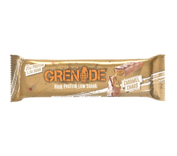 GRENADE bar 60g - Caramel Chaos