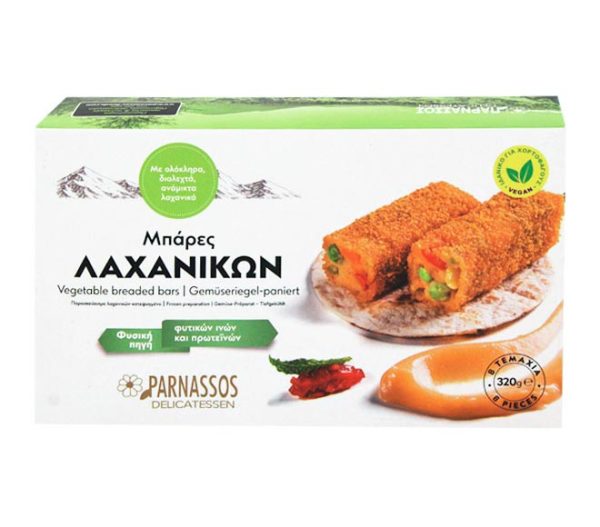 PARNASSOS vegetables breded bars vegan 320g