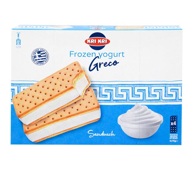 Frozen Yogurt KRI KRI Greco sandwich 4x70g