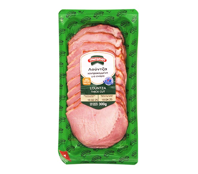 GREGORIOU smoked pork loin thick cut 300g