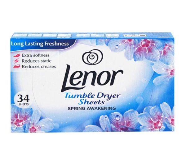 LENOR tumble dryer sheets 34 sheets - Spring Awakening