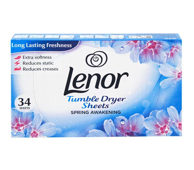 LENOR tumble dryer sheets 34 sheets – Spring Awakening