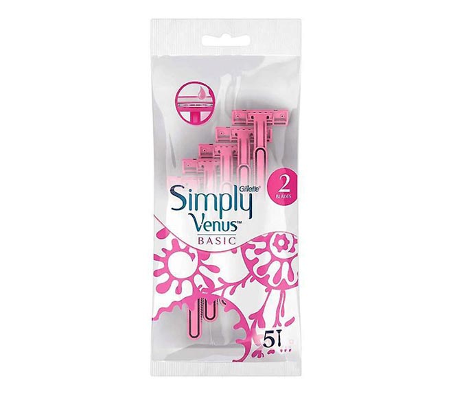 GILLETTE Simply Venus Basic disposable razors 4pcs