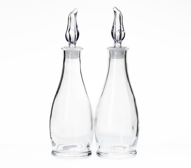 BORGONOVO glass Oil & Vinegar Indro Clear 1piece