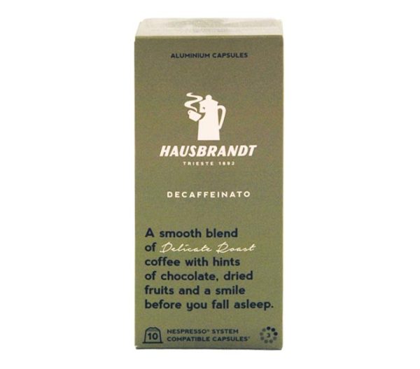 HAUSBRANDT nespresso compatible capsules 50g (10 caps) - Decaffeinato