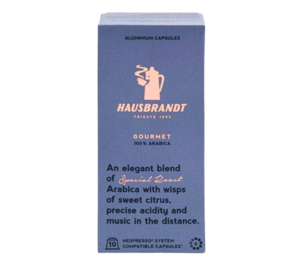 HAUSBRANDT nespresso compatible capsules 50g (10 caps) - Gourmet 100% Arabica