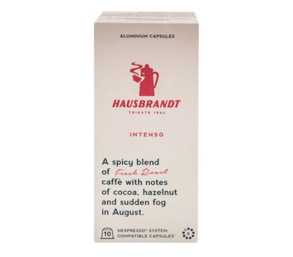 HAUSBRANDT nespresso compatible capsules 50g (10 caps) - Intenso