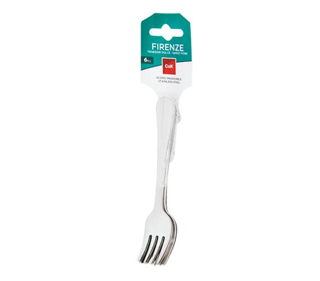 cutlery COK Firenze cake fork stainless steel 6pcs