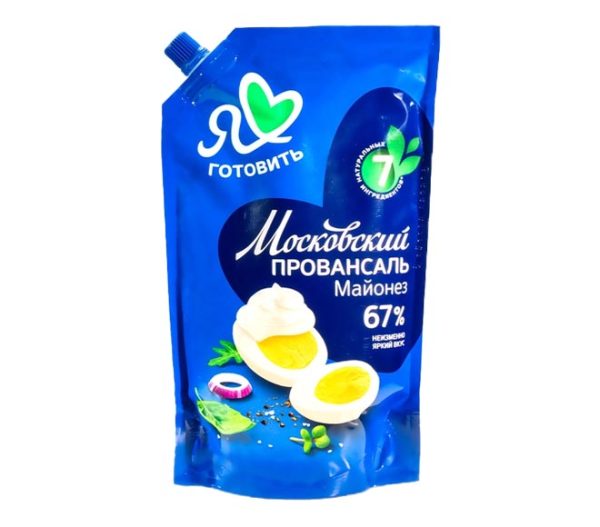 MOSKOVSKIJ Mayonnaise (Provansal) 384g