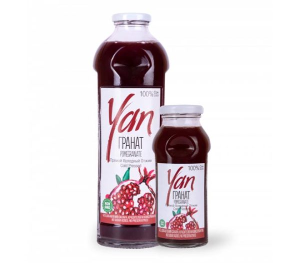 YAN Pomegranate Fresh Squeezed Juice (COLD PRESSED) (free of sugar) 930ml