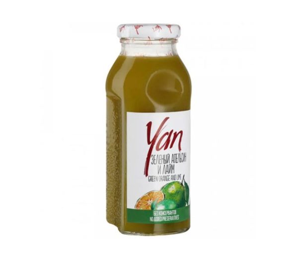 YAN Green Orange with Lime Juice 250ml