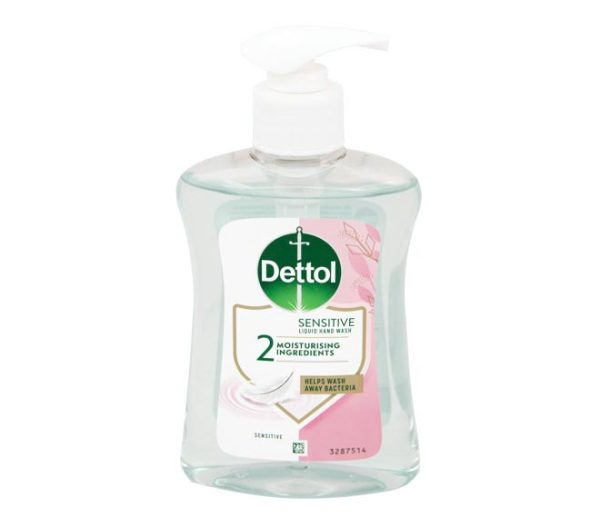 DETTOL Liquid handsoap antibacterial pump 250ml - Sensitive