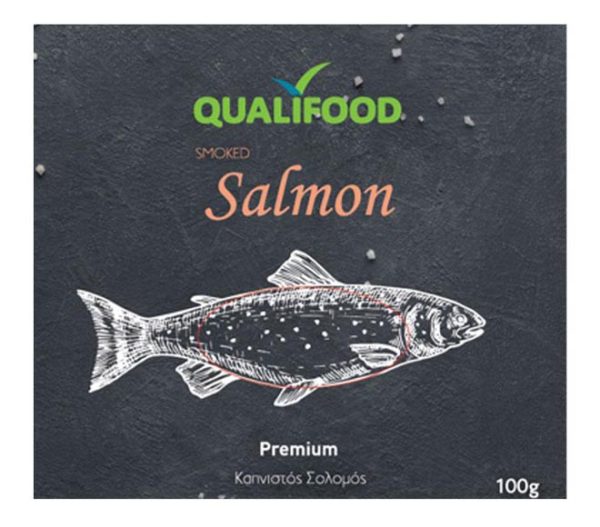 QUALIFOOD smoked salmon premium 100g