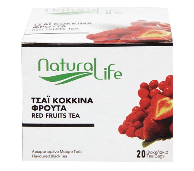 tea NATURAL LIFE Flavoured Black Tea (20pcs) 26g – Red Fruit