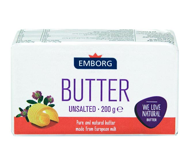 butter EMBORG 200g – Unsalted
