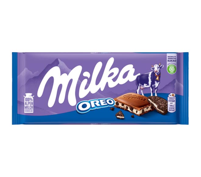 MILKA milk chocolate 100g – Oreo