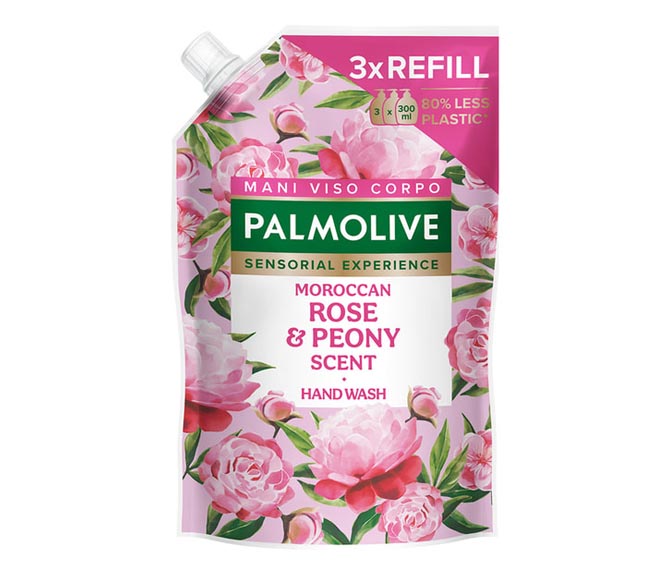 PALMOLIVE liquid hand wash refill 900ml – Rose & Peony