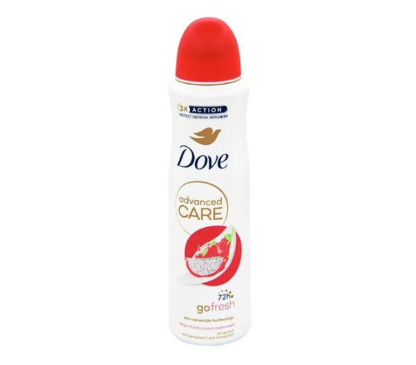 DOVE deodorant advanced care spray 150ml - Dragon Fruit & Coconut Cream