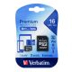 VERBATIM Premium microSDHC Card 16GB