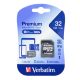 VERBATIM Premium microSDHC Card 32GB