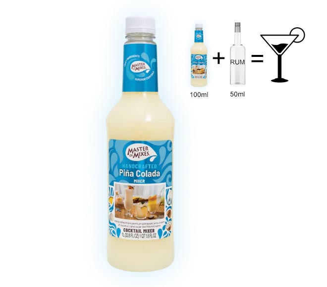 MASTER OF MIXES handcrafted coctail mixer Pina Colada 1L