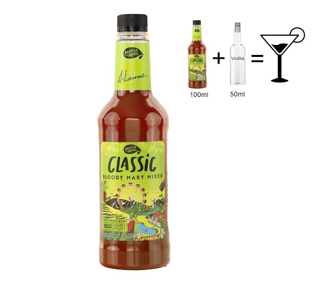 MASTER OF MIXES handcrafted coctail mixer Bloody Mary 1L